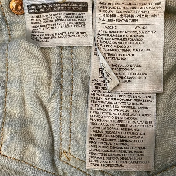 Levi’s 501 Mid Thigh Cut Off Shorts - Picture 6 of 8